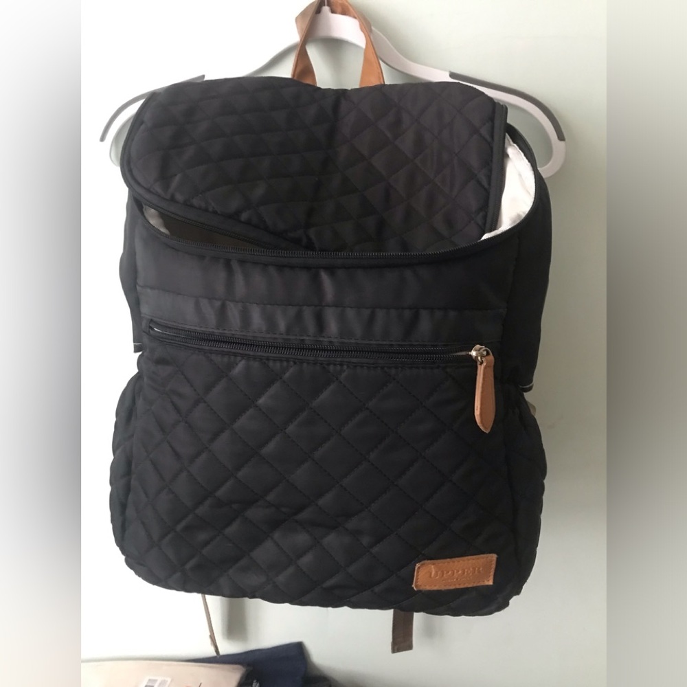 Lug Black Quilted Backpack diaper bag